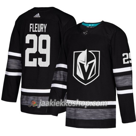 Miehille NHL Vegas Golden Knights Pelipaita Marc-Andre Fleury 29 Musta 2019 All-Star Adidas Authentic